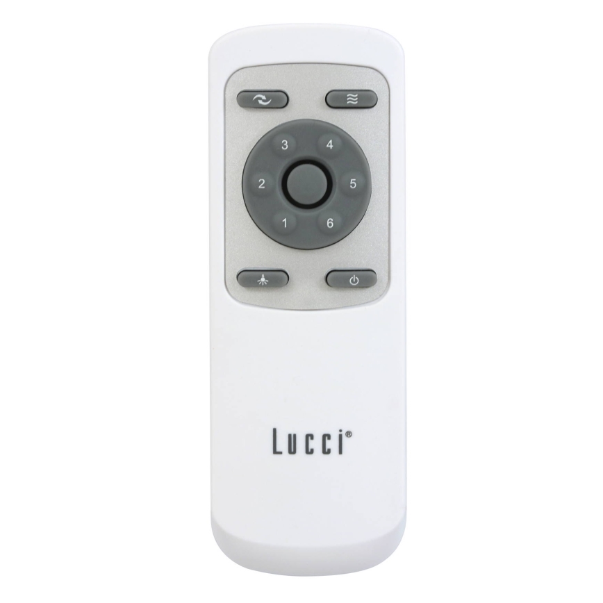 Lucci air 213301- LED Stmívatelný stropní ventilátor UNIONE 1xGX53/12W/230V hnědá/lesklý chrom + dálkové ovládání