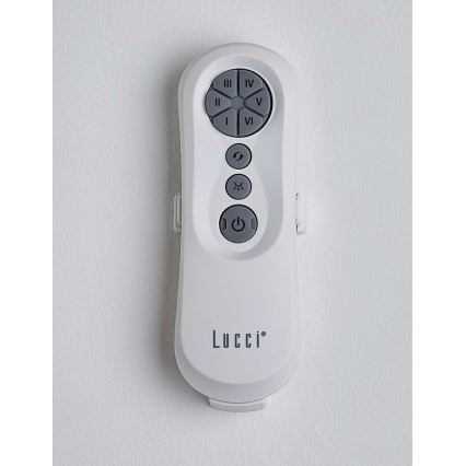 Lucci air 213355-LED Stmívatelný stropní ventilátor NAUTICA 1xGX53/12W/230V hnědá/chrom + dálkové ovládání