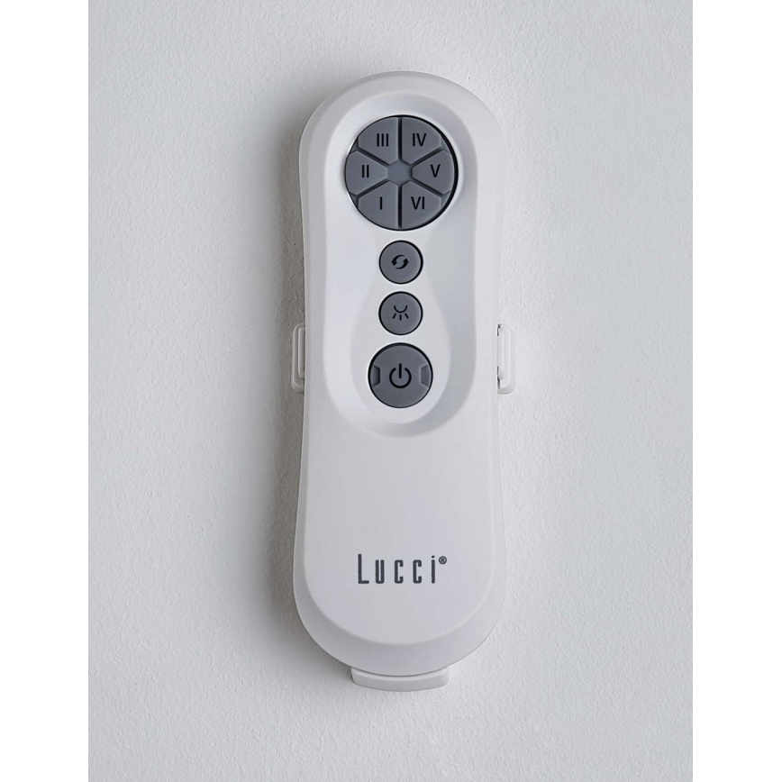 Lucci air 213355-LED Stmívatelný stropní ventilátor NAUTICA 1xGX53/12W/230V hnědá/lesklý chrom + dálkové ovládání