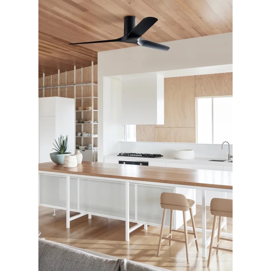 Lucci air 21610149 - Stropní ventilátor LONDO černá + dálkové ovládání