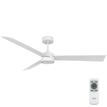 Lucci air 21610349- LED Stmívatelný stropní ventilátor CLIMATE 1xGX53/12W/230V bílá + dálkové ovládání