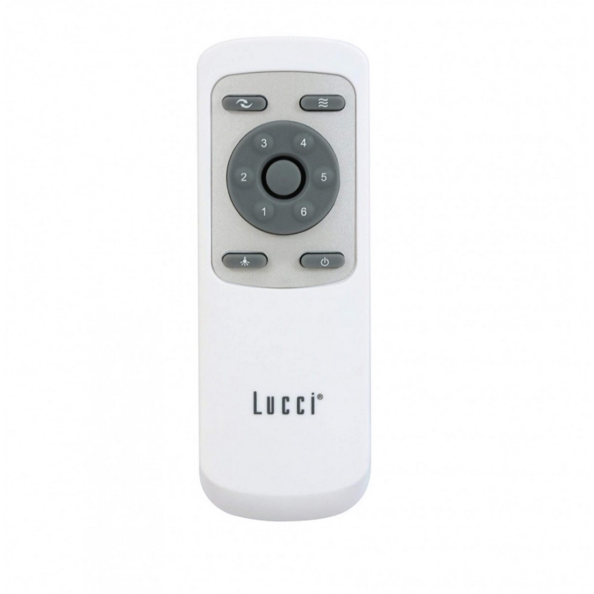 Lucci air 21610449 - LED Stmívatelný stropní ventilátor CLIMATE 1xGX53/12W/230V hnědá/lesklý chrom + dálkové ovládání