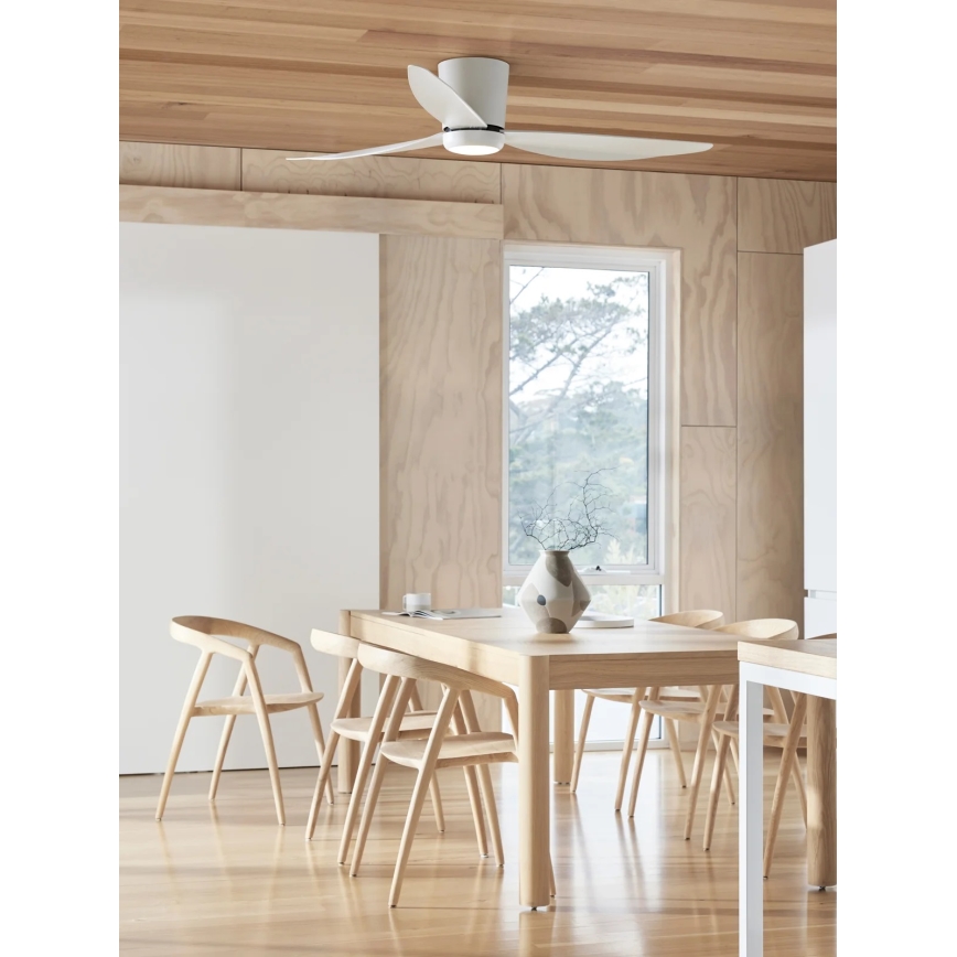 Lucci air 21610649 - LED Stmívatelný stropní ventilátor ARRAY 1xGX53/12W/230V bílá + dálkové ovládání