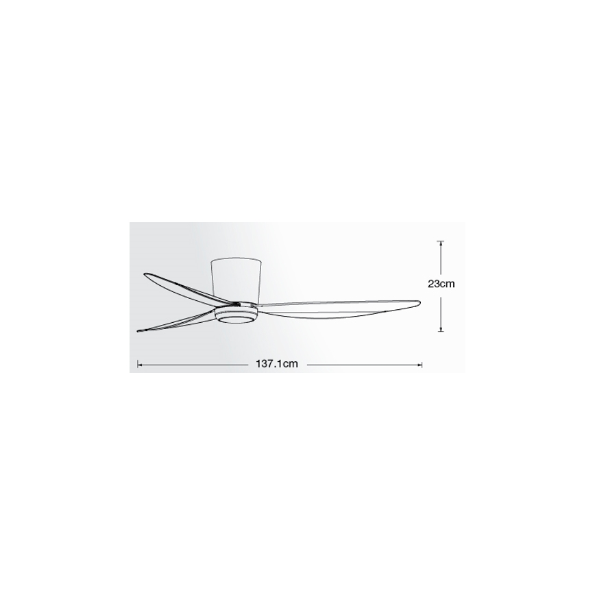 Lucci air 21610749 - LED Stmívatelný stropní ventilátor ARRAY 1xGX53/12W/230V černá + dálkové ovládání