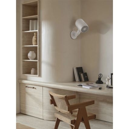 Lucci Air 21612549 - Nástěnný ventilátor JET 32W/230V bílá + dálkové ovládání