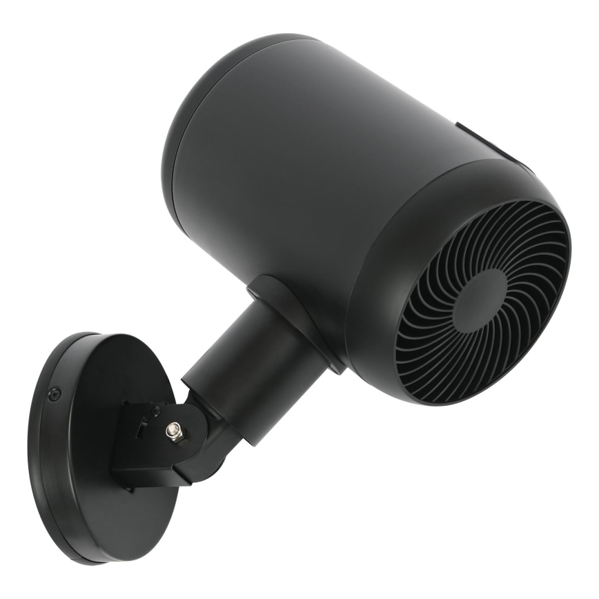 Lucci Air 21612649 - Nástěnný ventilátor JET 32W/230V černá + dálkové ovládání