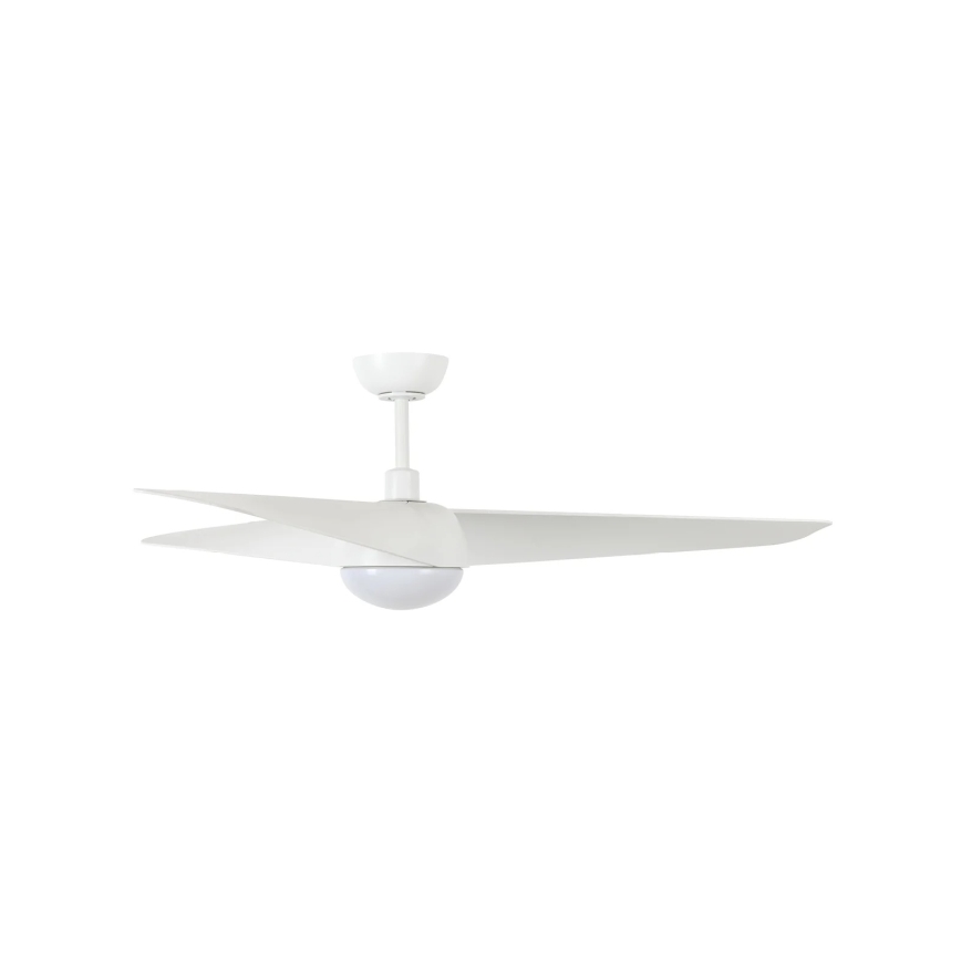 Lucci Air 21617049 - LED Stmívatelný stropní ventilátor OSPREY 1xGX53/12W/230V pr. 132 cm bílá + dálkové ovládání