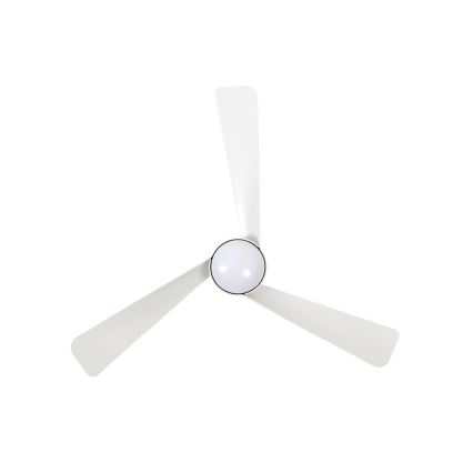 Lucci Air 21617049 - LED Stmívatelný stropní ventilátor OSPREY 1xGX53/12W/230V pr. 132 cm bílá + dálkové ovládání