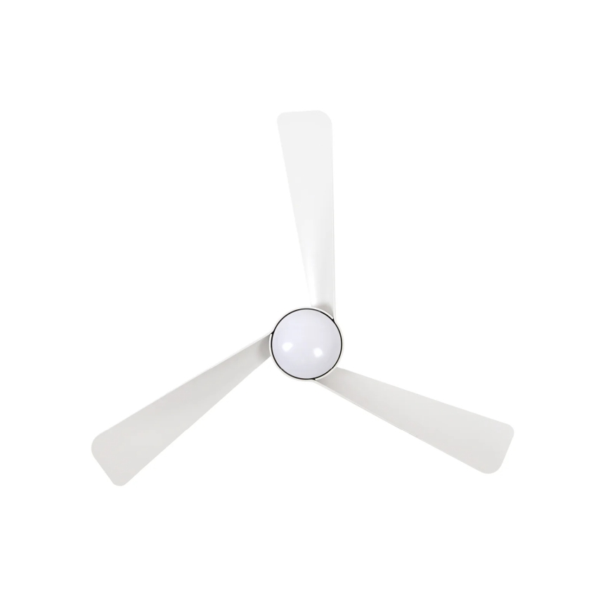 Lucci Air 21617049 - LED Stmívatelný stropní ventilátor OSPREY 1xGX53/12W/230V pr. 132 cm bílá + dálkové ovládání
