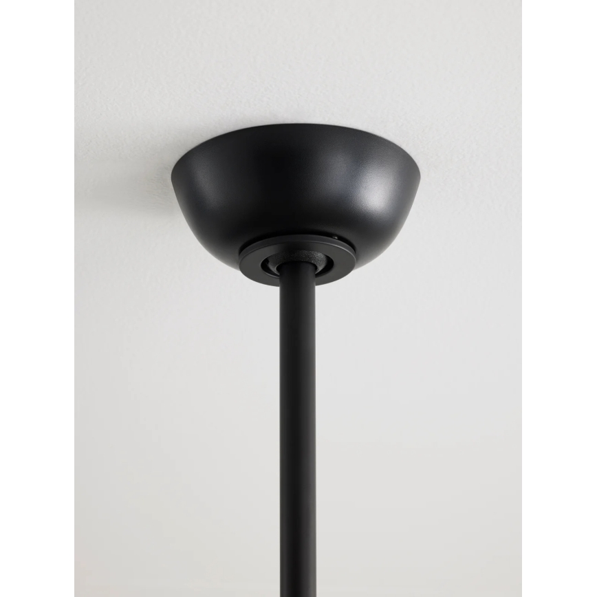 Lucci Air 21617149 - LED Stmívatelný stropní ventilátor OSPREY 1xGX53/12W/230V pr. 132 cm černá + dálkové ovládání