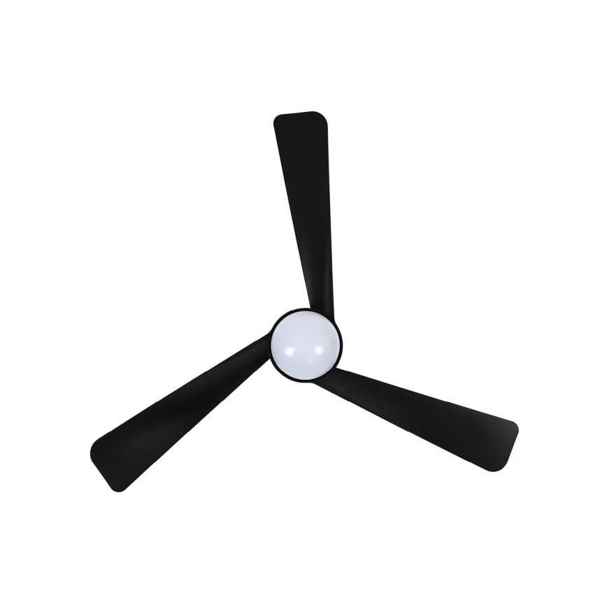 Lucci Air 21617149 - LED Stmívatelný stropní ventilátor OSPREY 1xGX53/12W/230V pr. 132 cm černá + dálkové ovládání