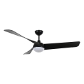Lucci Air 21617149 - LED Stmívatelný stropní ventilátor OSPREY 1xGX53/12W/230V pr. 132 cm černá + dálkové ovládání