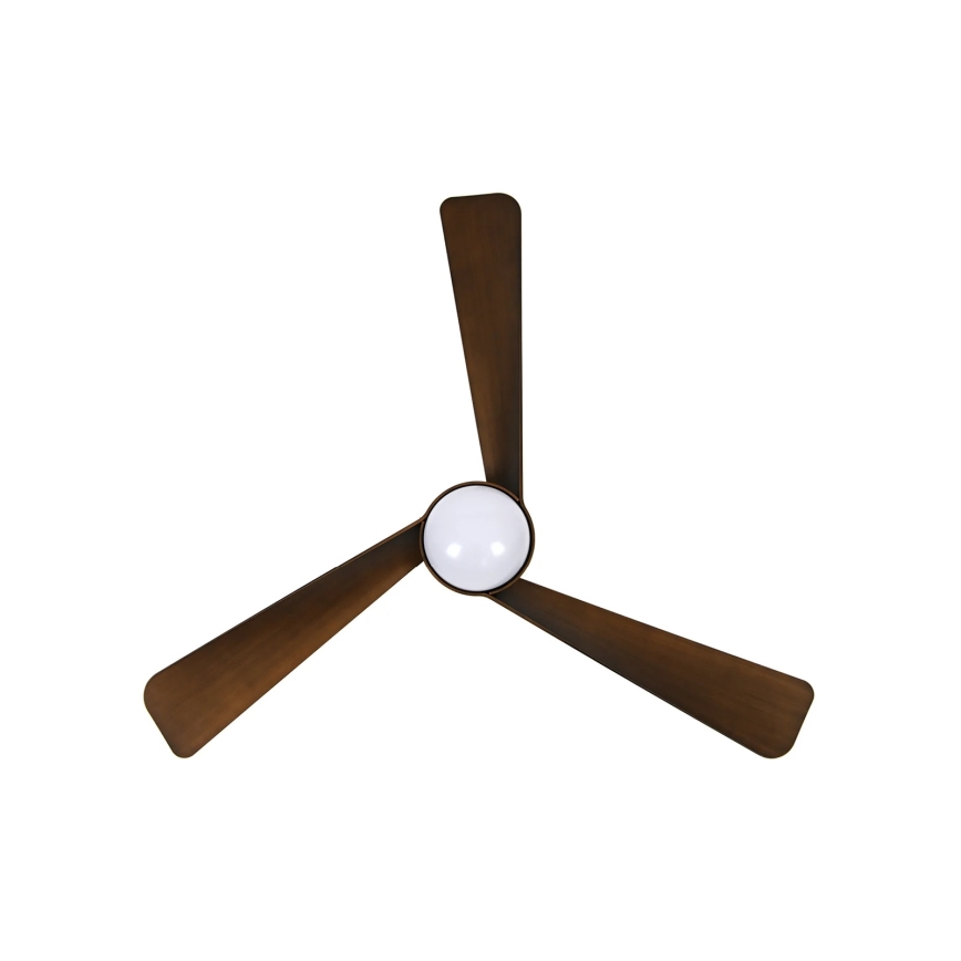 Lucci Air 21617249 - LED Stmívatelný stropní ventilátor OSPREY 1xGX53/12W/230V pr. 132 cm bronz + dálkové ovládání
