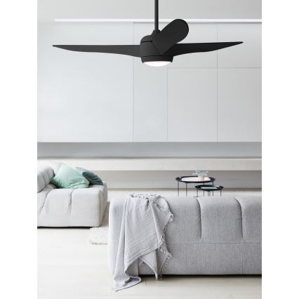 Lucci air 512910 - LED Stropní ventilátor AIRFUSION NORDIC LED/20W/230V černá + dálkové ovládání