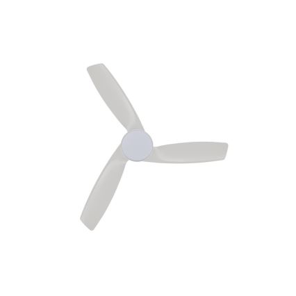 Lucci Air 513073 - LED Stmívatelný stropní ventilátor BRONX LED/18W/230V 3000/4000/6000K pr. 132 cm bílá + dálkové ovládání