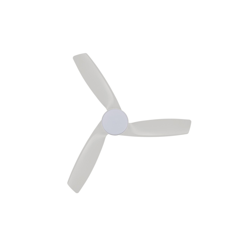 Lucci Air 513073 - LED Stmívatelný stropní ventilátor BRONX LED/18W/230V 3000/4000/6000K pr. 132 cm bílá + dálkové ovládání