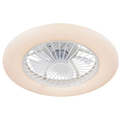 Lucci Air 513200 - LED Stmívatelné stropní svítidlo s ventilátorem OSLO LED/20W/230V 3000/4500/6500K bílá + dálkové ovládání