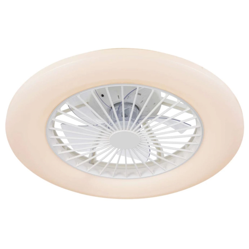 Lucci Air 513200 - LED Stmívatelné stropní svítidlo s ventilátorem OSLO LED/20W/230V 3000/4500/6500K bílá + dálkové ovládání