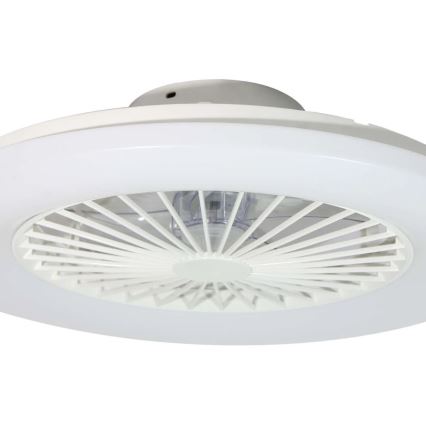 Lucci Air 513200 - LED Stmívatelné stropní svítidlo s ventilátorem OSLO LED/20W/230V 3000/4500/6500K bílá + dálkové ovládání