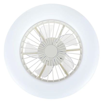 Lucci Air 513200 - LED Stmívatelné stropní svítidlo s ventilátorem OSLO LED/20W/230V 3000/4500/6500K bílá + dálkové ovládání