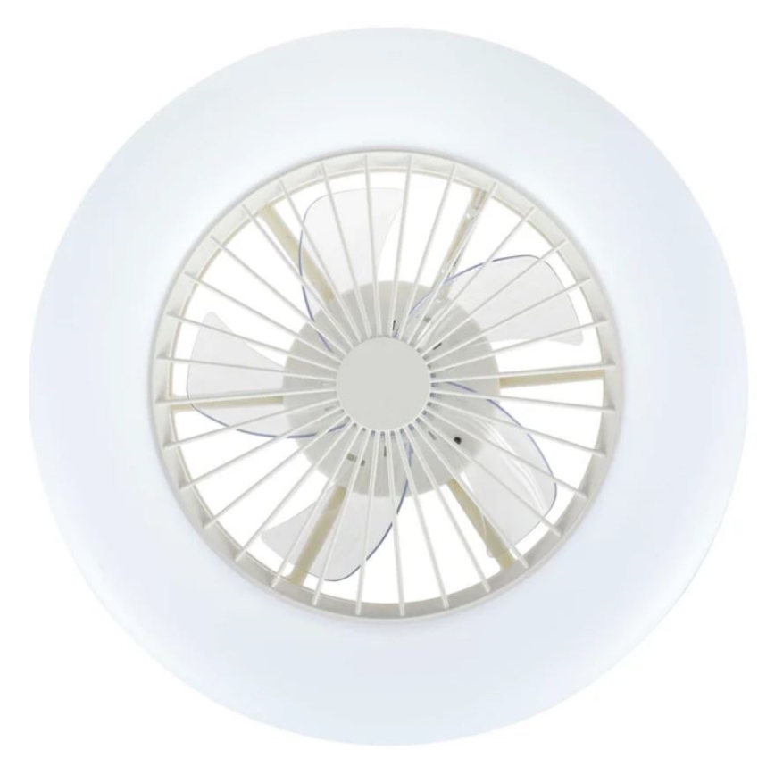 Lucci Air 513200 - LED Stmívatelné stropní svítidlo s ventilátorem OSLO LED/20W/230V 3000/4500/6500K bílá + dálkové ovládání