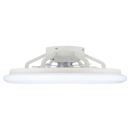Lucci Air 513200 - LED Stmívatelné stropní svítidlo s ventilátorem OSLO LED/20W/230V 3000/4500/6500K bílá + dálkové ovládání