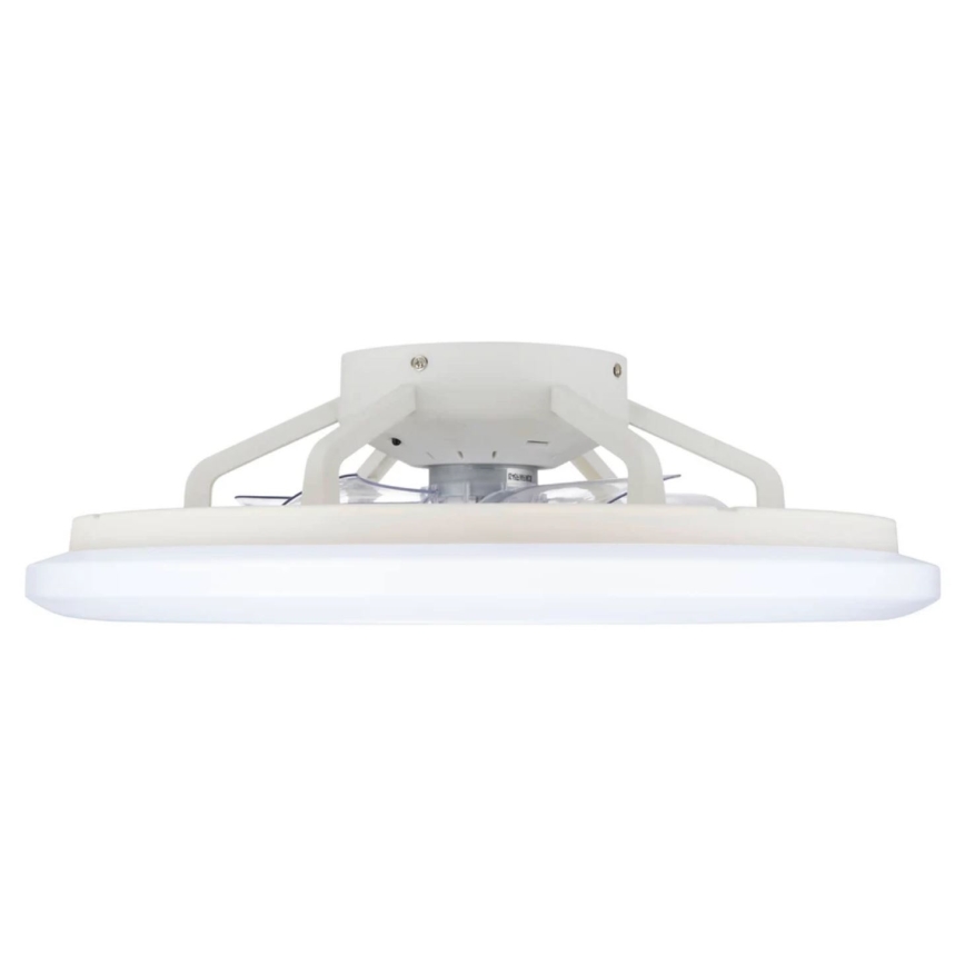 Lucci Air 513200 - LED Stmívatelné stropní svítidlo s ventilátorem OSLO LED/20W/230V 3000/4500/6500K bílá + dálkové ovládání
