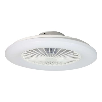 Lucci Air 513200 - LED Stmívatelné stropní svítidlo s ventilátorem OSLO LED/20W/230V 3000/4500/6500K bílá + dálkové ovládání