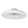 Lucci Air 513200 - LED Stmívatelné stropní svítidlo s ventilátorem OSLO LED/20W/230V 3000/4500/6500K bílá + dálkové ovládání