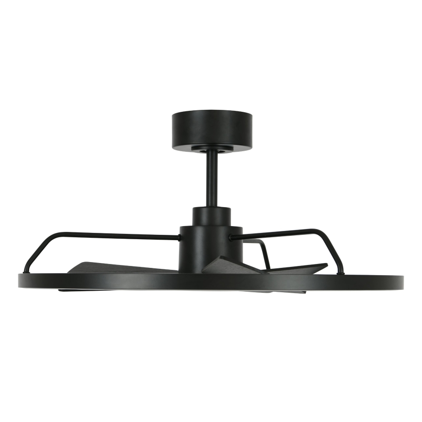 Lucci Air 516124 - LED Stmívatelný stropní ventilátor CESSNA LED/36W/230V 3000/4000/5000K černá + dálkové ovládání