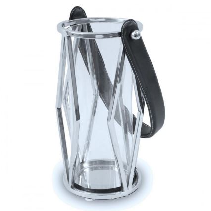 Lucerna FRAGIL 26 cm lesklý chrom/černá