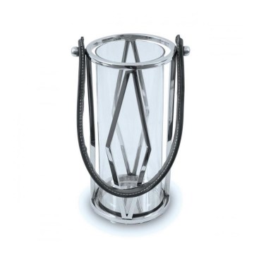 Lucerna FRAGIL 26 cm lesklý chrom/černá