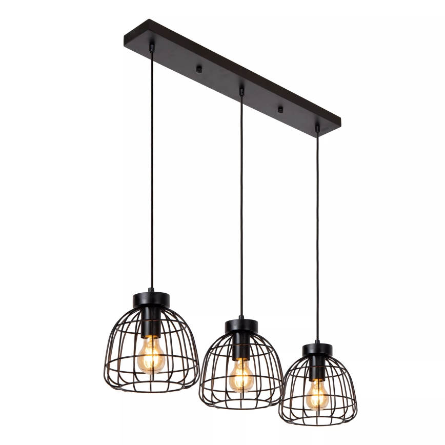 Lucide 00429/03/30 - Lustr na lanku FILOX 3xE27/40W/230V