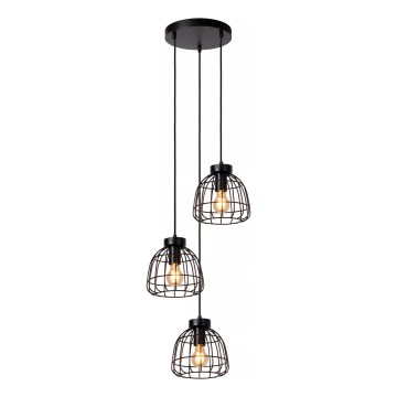 Lucide 00429/13/30 - Lustr na lanku FILOX 3xE27/40W/230V