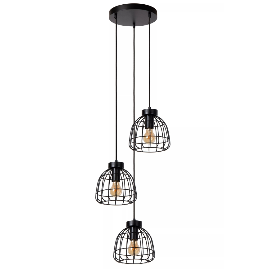 Lucide 00429/13/30 - Lustr na lanku FILOX 3xE27/40W/230V