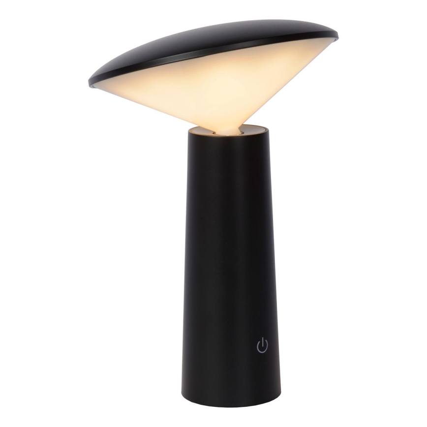 Lucide 02807/04/30 - LED Stmívatelná dotyková venkovní lampa JIVE LED/3W/3,7V USB 3000/4750/6500K IP44 1200 mAh černá