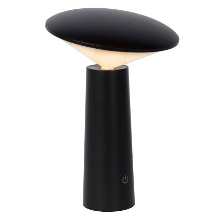 Lucide 02807/04/30 - LED Stmívatelná dotyková venkovní lampa JIVE LED/3W/3,7V USB 3000/4750/6500K IP44 1200 mAh černá