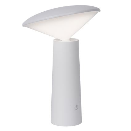 Lucide 02807/04/31 - LED Stmívatelná dotykový venkovní lampa JIVE LED/3W/3,7V USB 3000/4750/6500K IP44 1200 mAh bílá