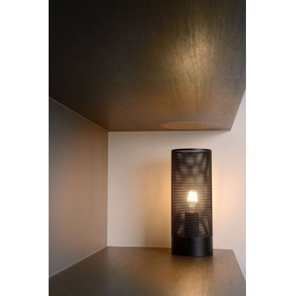Lucide 03516/01/30 - Stolní lampa BELI 1xE27/60W/230V černá
