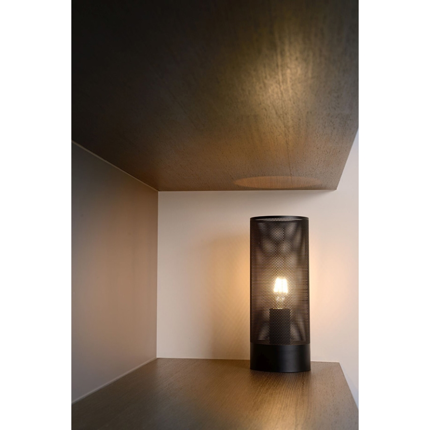 Lucide 03516/01/30 - Stolní lampa BELI 1xE27/60W/230V černá