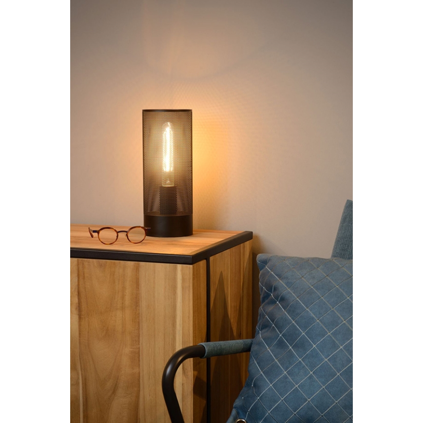 Lucide 03516/01/30 - Stolní lampa BELI 1xE27/60W/230V černá