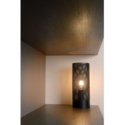 Lucide 03516/01/30 - Stolní lampa BELI 1xE27/60W/230V černá