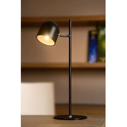 Lucide 03603/05/30 - LED stolní lampa SKANSKA 1xLED/5W/230V černá