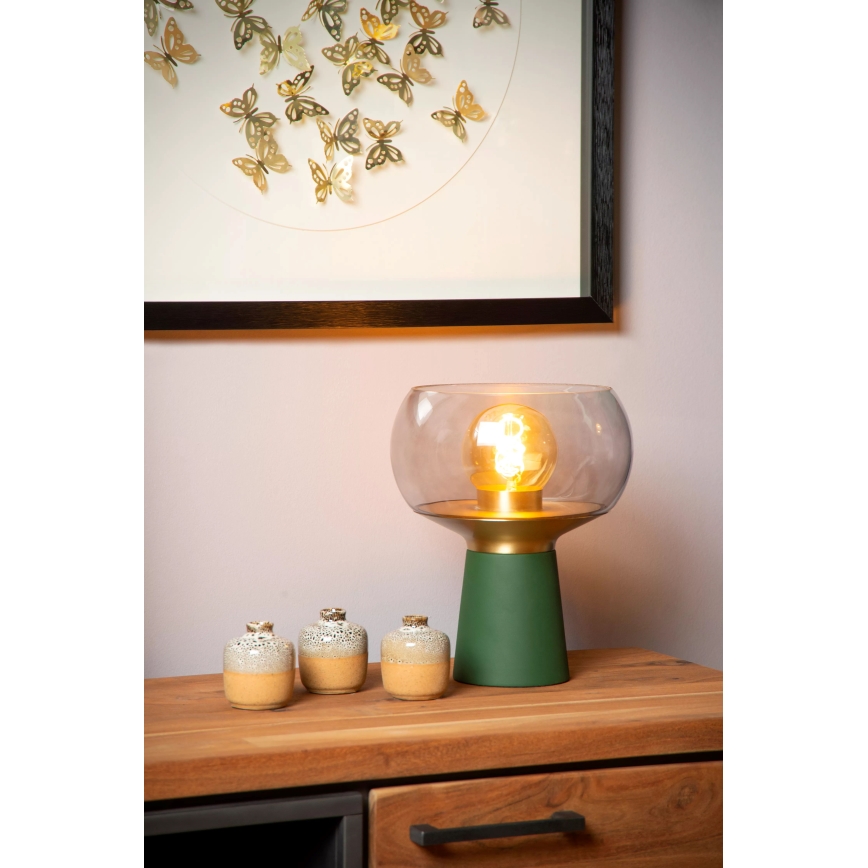 Lucide 05540/01/33 - Stolní lampa FARRIS 1xE27/25W/230V zelená