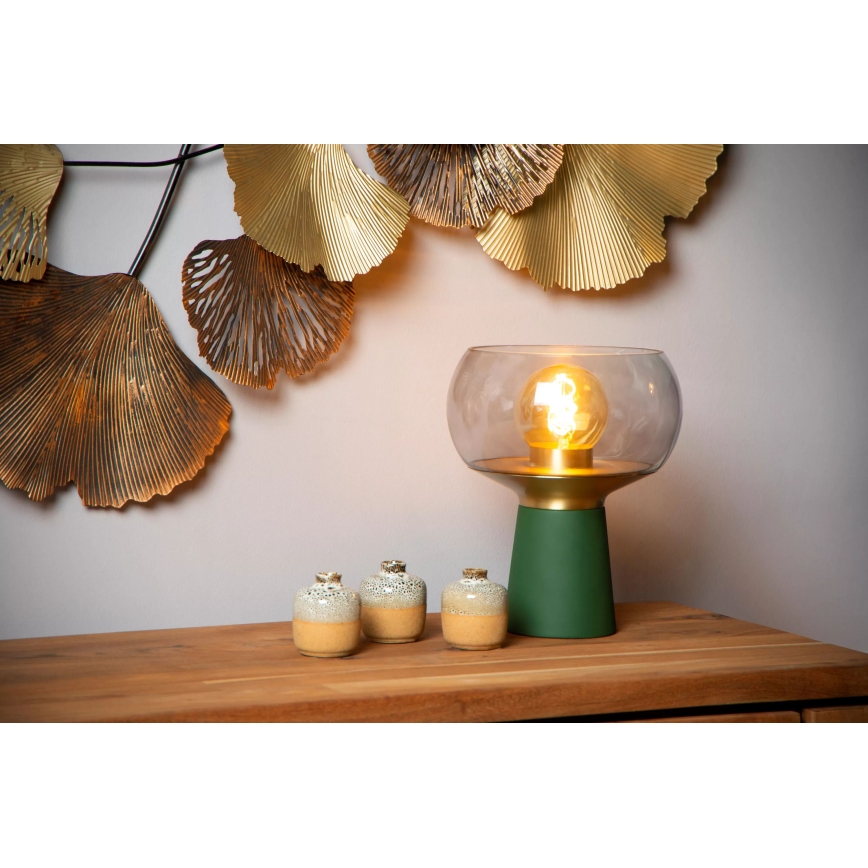 Lucide 05540/01/33 - Stolní lampa FARRIS 1xE27/25W/230V zelená