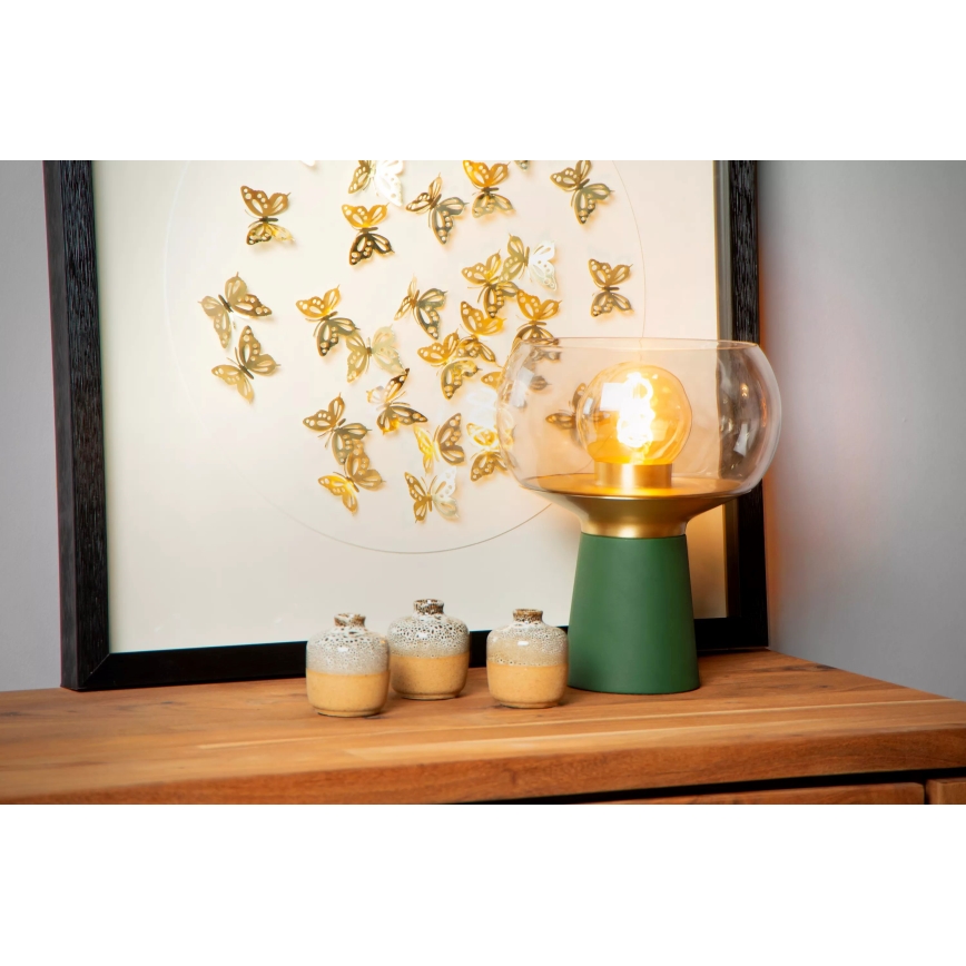 Lucide 05540/01/33 - Stolní lampa FARRIS 1xE27/25W/230V zelená