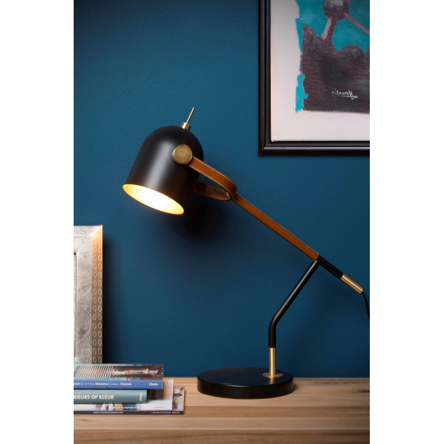 Lucide 05627/01/30 - Stolní lampa WAYLON 1xE27/25W/230V černá
