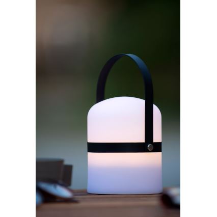 Lucide 06802/01/30 - LED Venkovní stmívatelná lampa LITTLE JOE LED/0,3W/3,7V USB IP44 680 mAh černá