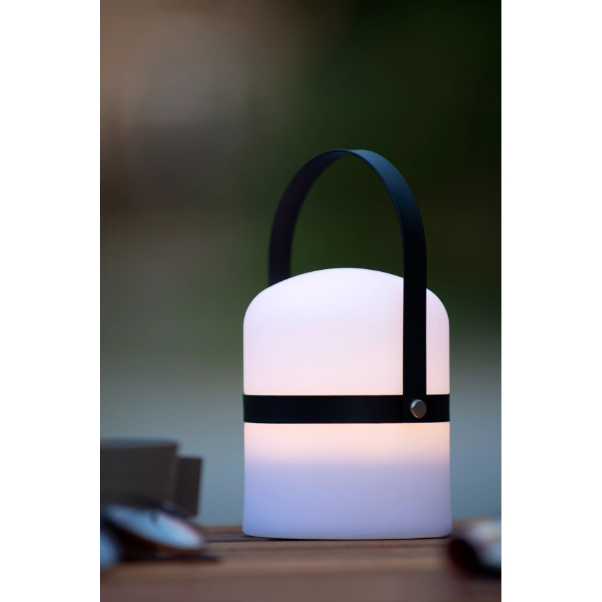 Lucide 06802/01/30 - LED Venkovní stmívatelná lampa LITTLE JOE LED/0,3W/3,7V USB IP44 680 mAh černá