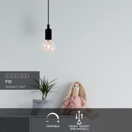 Lucide 08408/01/30 - Napájecí kabel FIX 1xE27/60W/230V